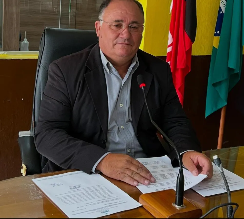 Presidente da Câmara de Bonito de Santa Fé, Ribeiro (Foto: Tribuna10)