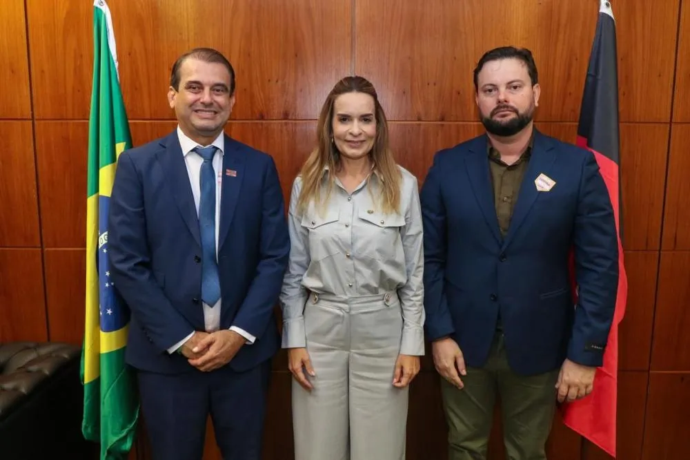 Prefeito Bal Lins se encontra com a senadora Daniela Ribeiro (Foto: Divulgação)