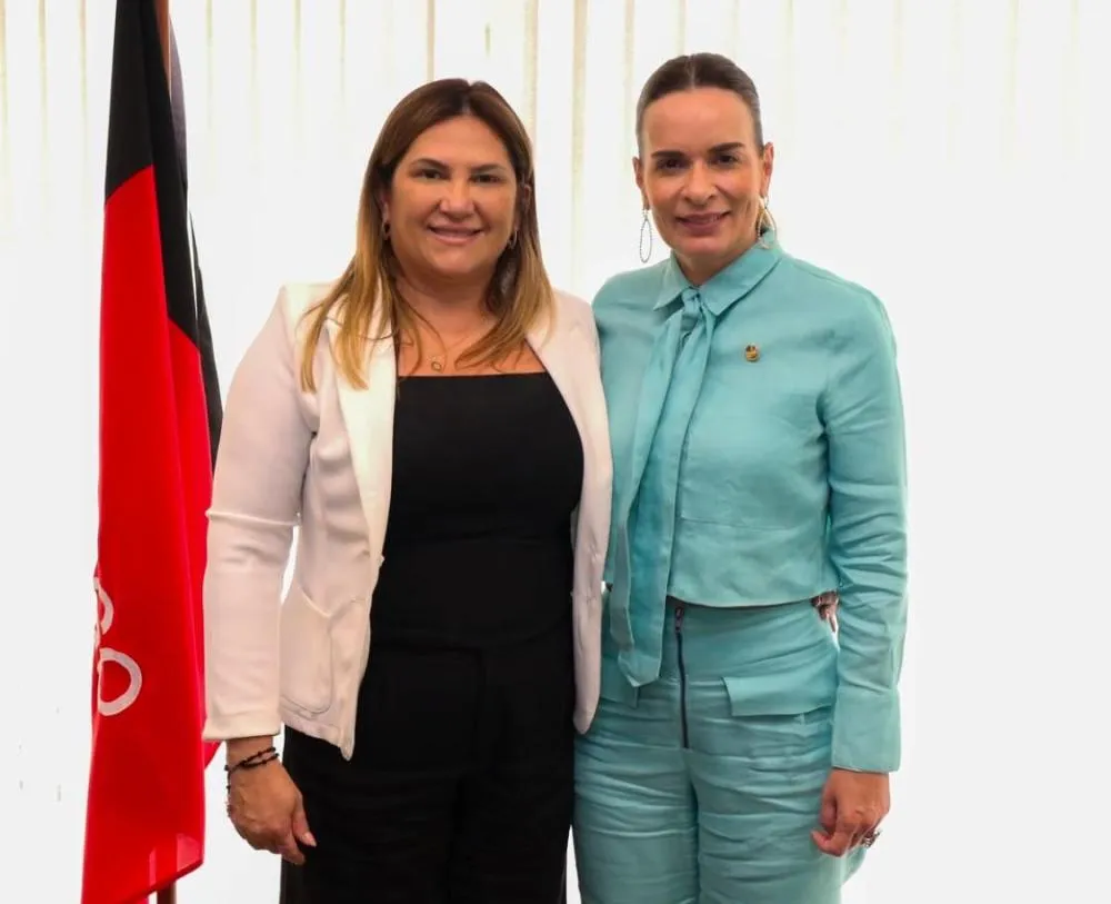 Senadora Daniela Ribeiro e a prefeita de Cajazeiras, Corrinha Delfino (Foto: Instagram)