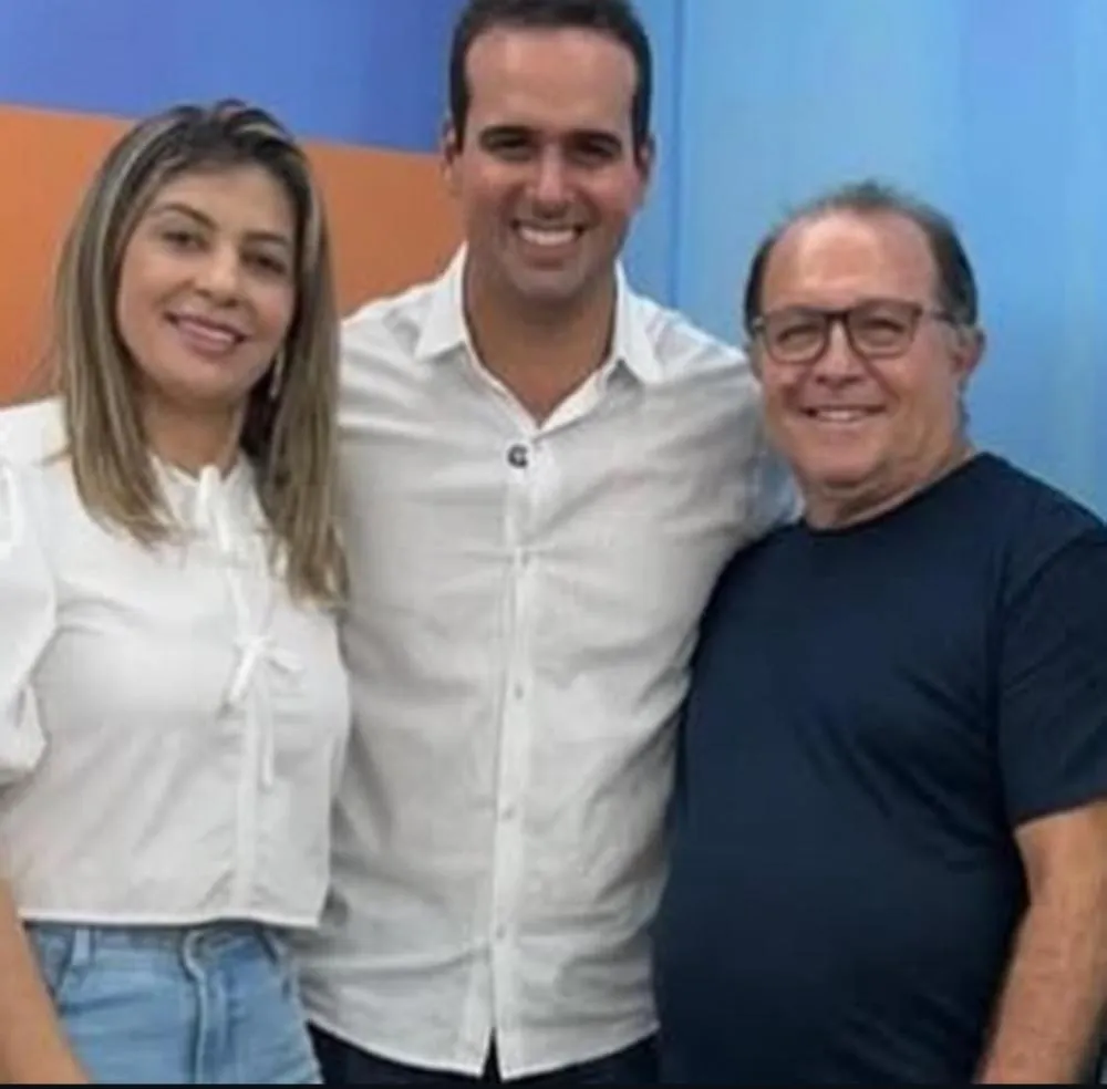 Ceninha e Dinorah, ao lado de Lucas Ribeiro (Foto: Divulgação)