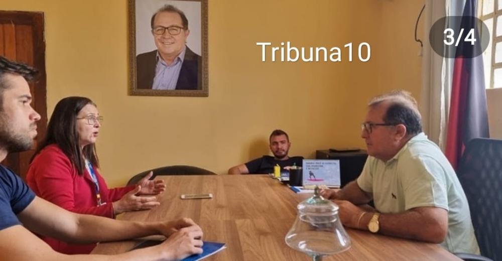 Ceninha Lucena se reúne com representantes da faculdade Santa Maria para fechar parcerias em projetos e bolsas estudantis 