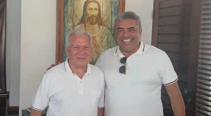 Zé Aldemir ao lado de Cicinho Lima (Foto: Divulgação)