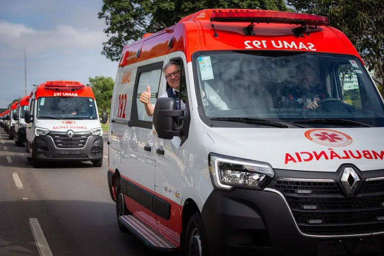 Ministério da Saúde entrega novas ambulâncias do SAMU para 12 cidades da Paraíba