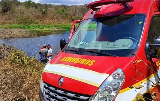 Jovem morre afogado em barragem (Foto: Divulgação/2ª Companhia de Polícia Militar)