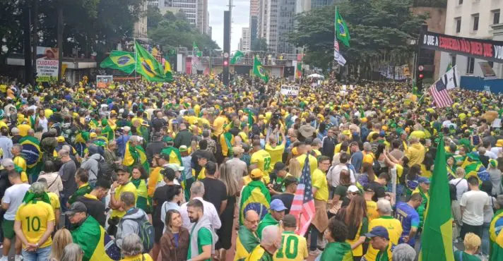 A manifestação na capital paulista é considerada decisiva para medir a capacidade de Bolsonaro de ainda reunir massas em torno de sua liderança política (Foto: Divulgação)