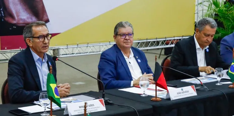 REPERCUTE: João Azevêdo aprofunda andamento das obras do PAC na Paraíba com ministros Rui Costa e Waldez Góes e destaca parceria com governo federal