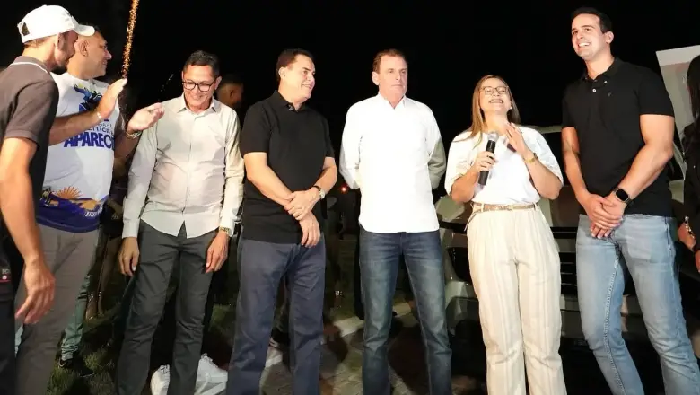Chico Mendes, Santiago e Lucas Ribeiro cumprem agenda (Foto: Divulgação)