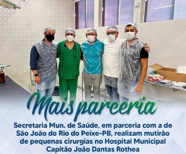 Prefeito Paulo Braz faz parceria para zerar pequenas cirurgias de Poço de José de Moura