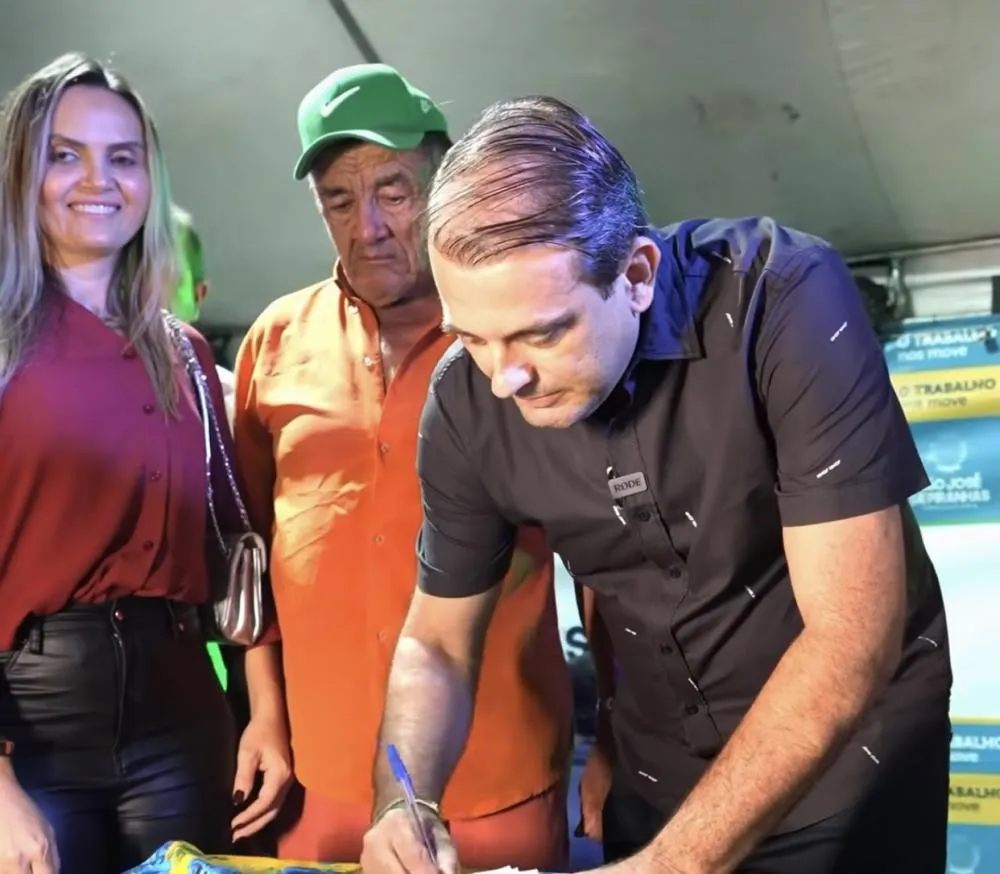 No distrito de Boa Vista, Bal Lins assina ordem de serviço para construção de nova creche; investimento é cerca de R$ 2,5 milhões