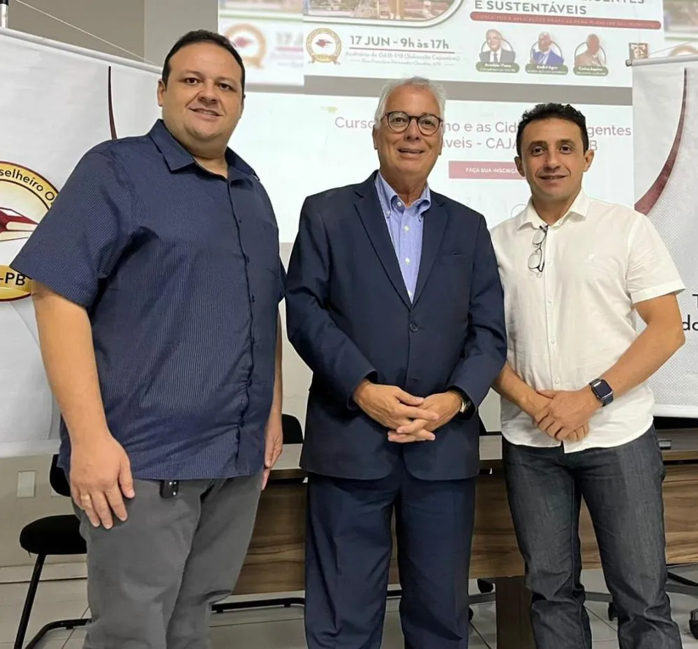 Secretários municipais de Triunfo e São João do Rio do Peixe participam de curso | Foto: Divulgação