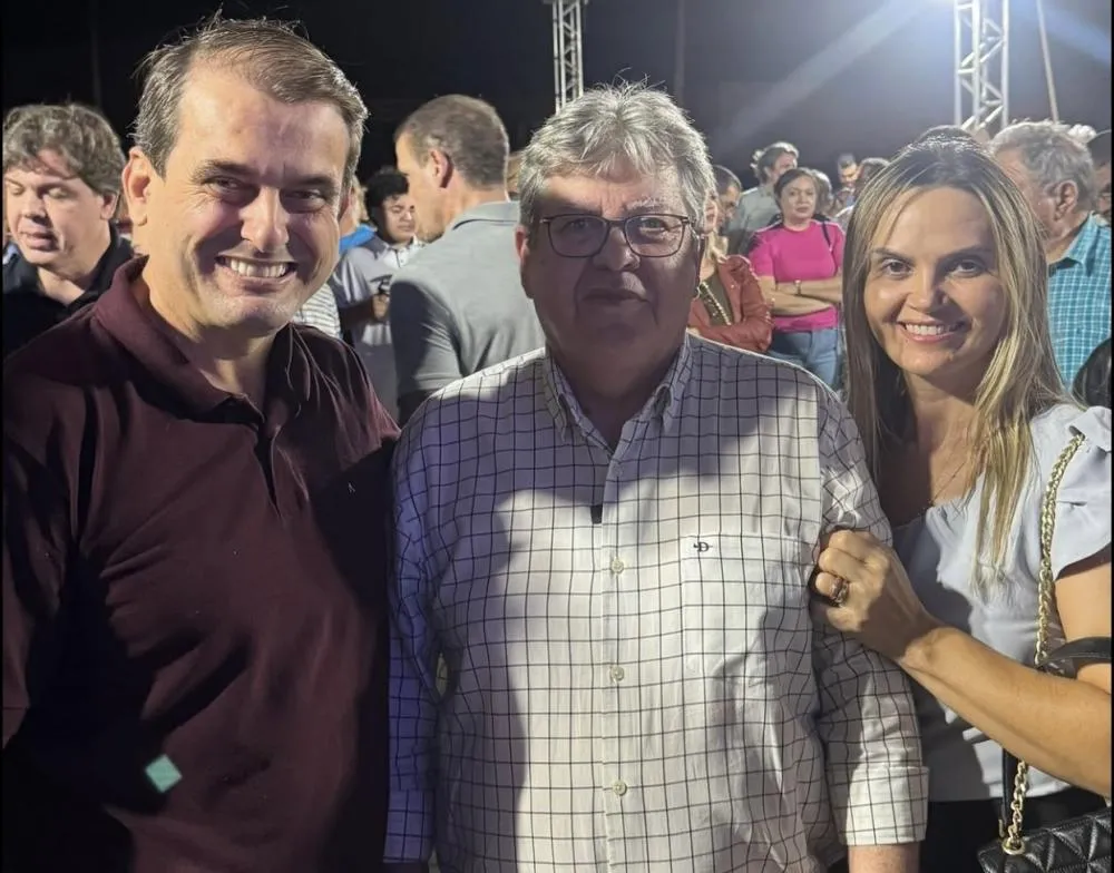 Bal Lins e a primeira-dama ao lado do governador João Azevêdo|Foto: Instagram