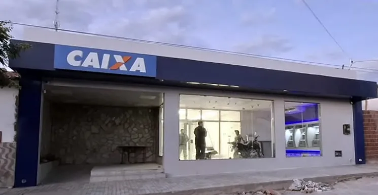 Agência da Caixa, em São José de Piranhas|Foto: Divulgação 