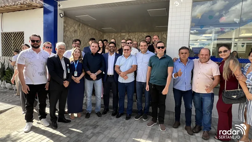 Inauguração da agência da CAIXA em São José de Piranhas|Foto: Divulgação