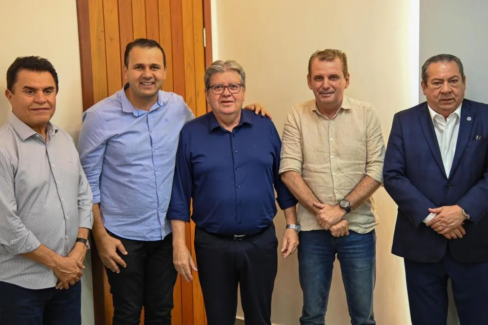 Prefeito Aldo Andrade participa de audiência com o governador João Azevêdo|Foto: Divulgação