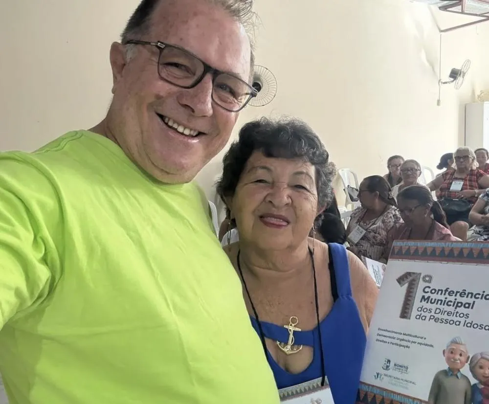 Prefeito Ceninha Lucena na I Conferência Municipal dos Direitos da Pessoa Idosa|Foto: Divulgação