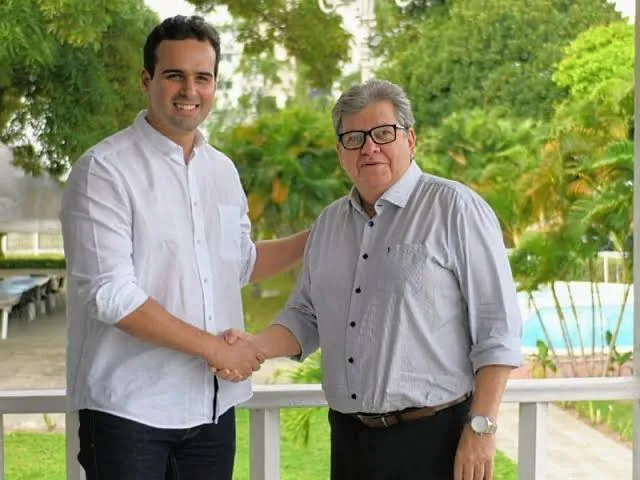 Lucas Ribeiro (PP) ao lado de João Azevêdo (PSB)|Foto: Divulgação