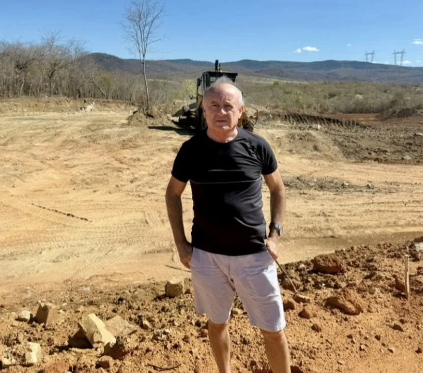 Deputado Branco Mendes visita às obras da PB-366|Foto: Divulgação