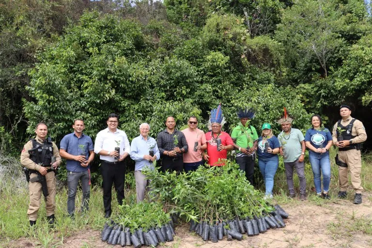 Governo da Paraíba promove reflorestamento e valorização cultural em território indígena Potiguara