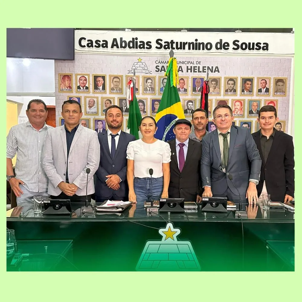 Vereadores da Câmara de Santa Helena (Foto: Divulgação)