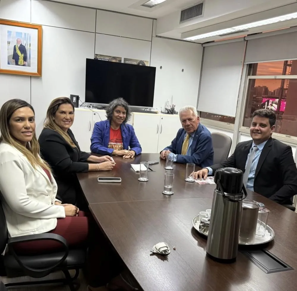 Corrinha Delfino e Zé Aldemir têm audiência com a secretária nacional de Enfrentamento à Violência Contra Mulheres|Foto: Assessoria