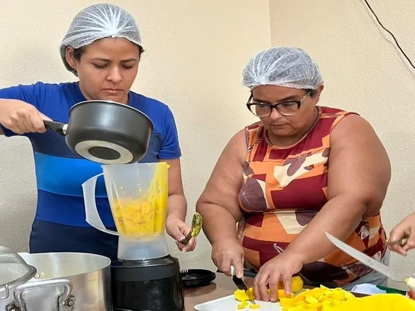 Oficina de alimentos saudáveis capacita mulheres em Bom Jesus|Foto: Laura Soares