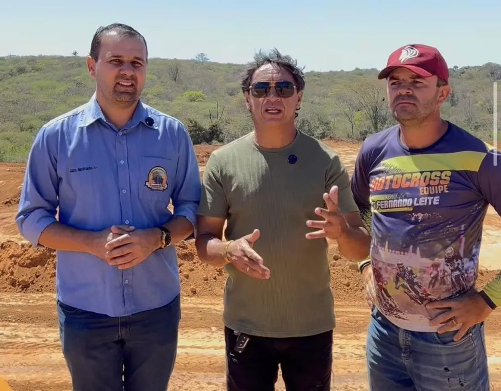 Prefeito Aldo Andrade destaca melhorias na nova pista de motocross|Foto: Divulgação