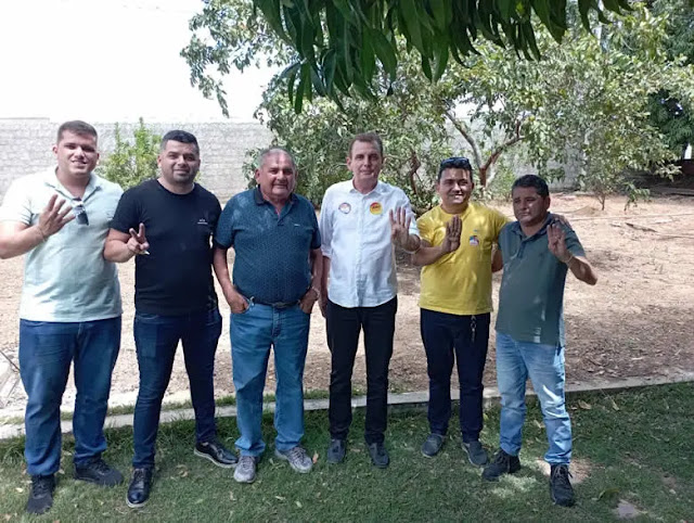 Novas lideranças políticas de Monte Horebe anunciam apoio à candidatura de Chico Mendes