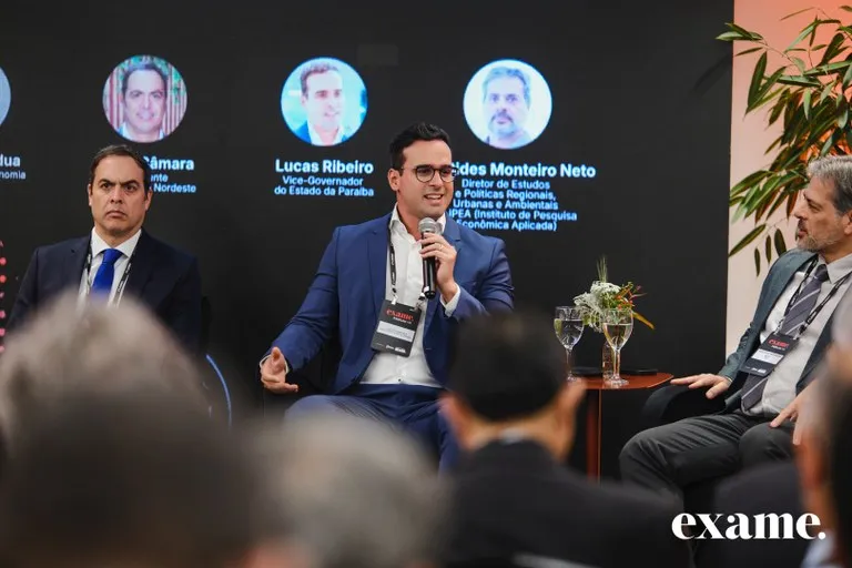 Vice-governador Lucas Ribeiro apresenta potencial da Paraíba no Fórum Exame Nordeste, em São Paulo
