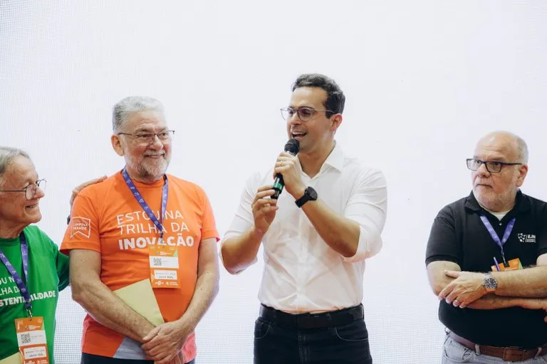 Lucas Ribeiro mostra resultados do Empreender PB durante palestra e celebra primeiro evento do Centro de Convenções de CG