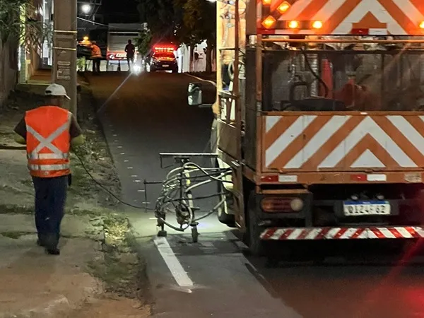SCTRANS intensifica a revitalização da sinalização horizontal|Foto: Assessoria