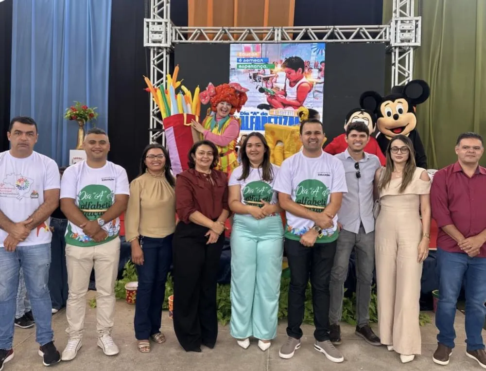 Prefeitura de Bernardino Batista realiza Dia “A” da Alfabetização com programação especial para crianças