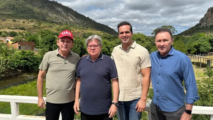 Chico Mendes, João Azevêdo, Lucas Ribeiro, Deusdete Queiroga|Foto: Diário do Sertão