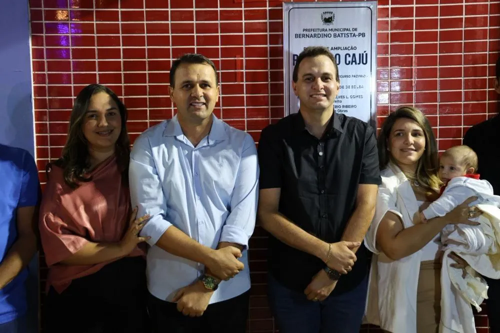 Prefeitura de Bernardino Batista inaugura reforma da Praça do Cajú|Foto: Divulgação