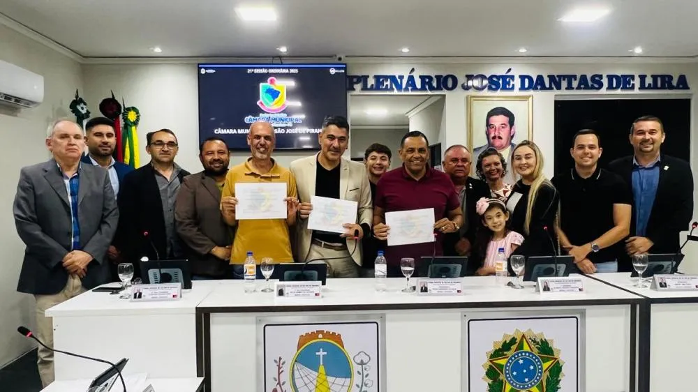 Câmara de São José de Piranhas aprova requerimentos e concede honrarias em sessão ordinária