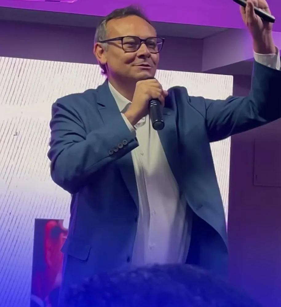 João Cléber, durante a palestra 