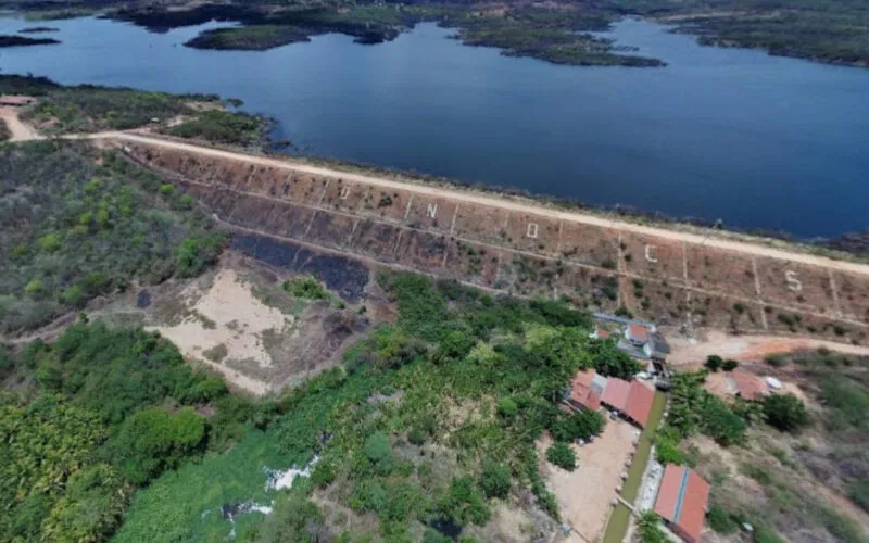 DNOCS reduz em 82% a vazão do Açude Lagoa do Arroz|Foto: Divulgação