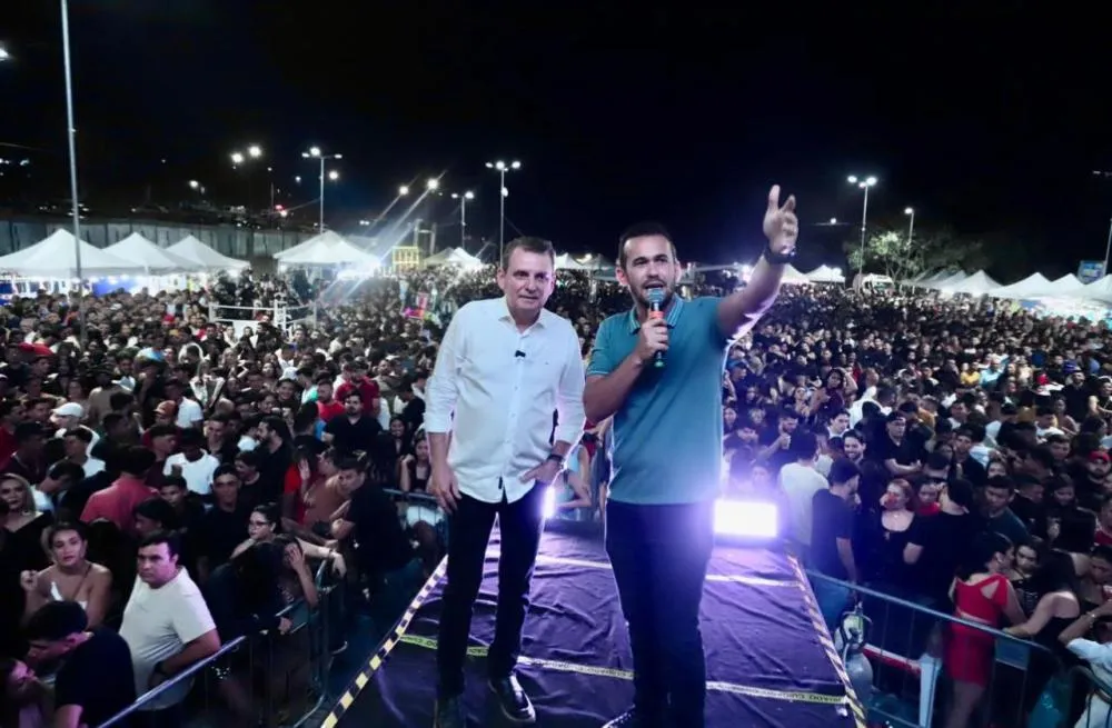 Deputado Chico Mendes e prefeito Vicente Neto|Foto: Divulgação