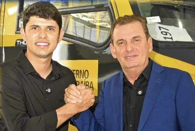 Vice-prefeito de Bernardino Batista-PB, Matheus Gomes, e deputado Chico Mendes|Foto: Divulgação