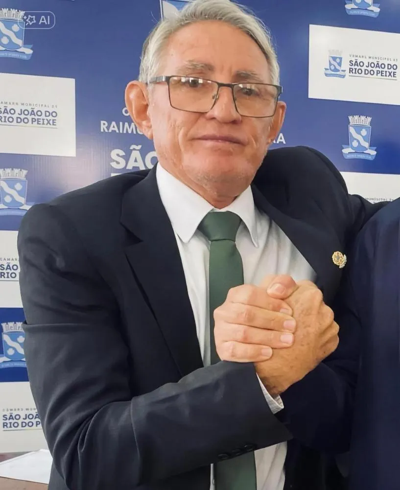 Carlos Medeiros, novo presidente da Câmara de São João do Rio do Peixe|Foto: Divulgação