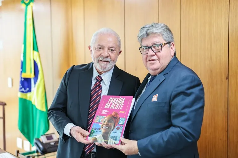 Presidente Lula e governador João Azêvedo|Foto: Divulgação