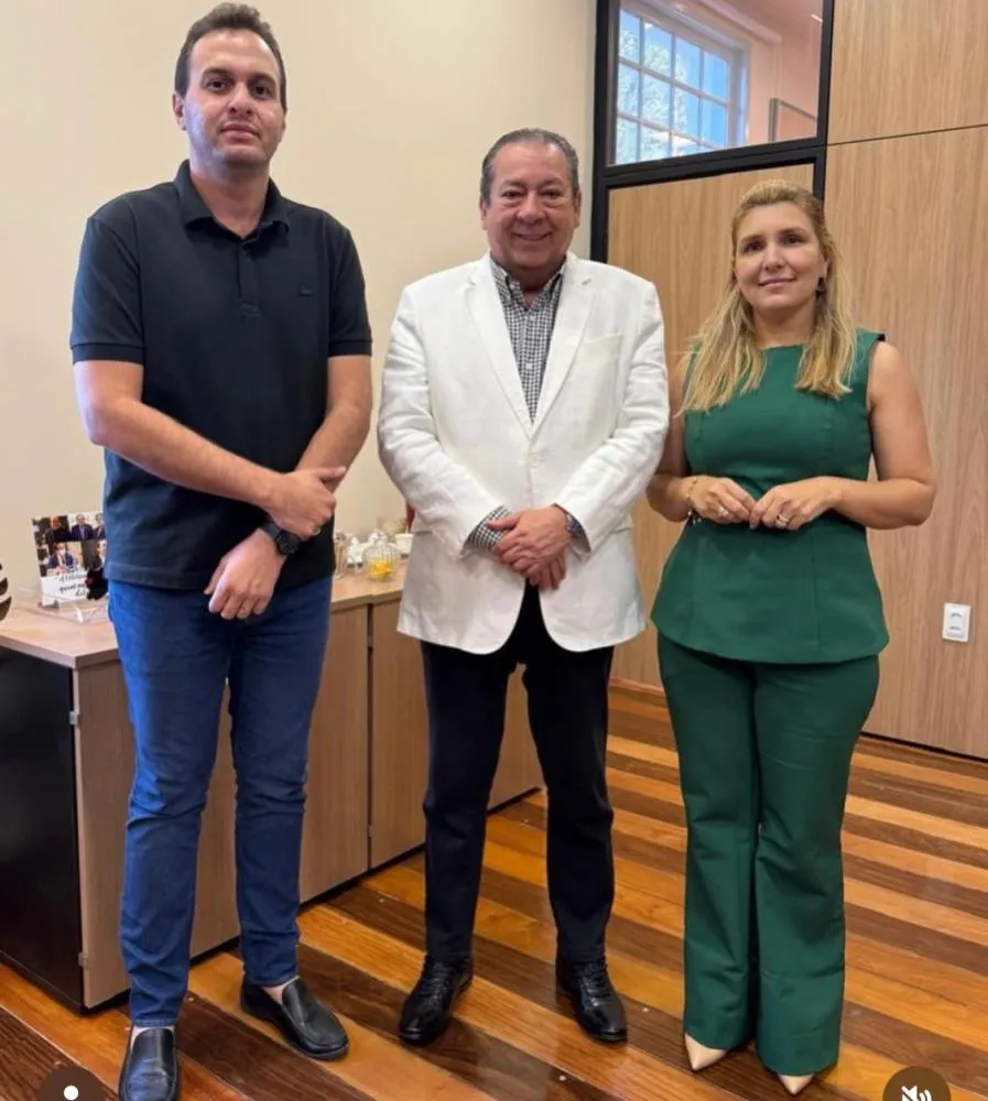 Espedito Filho, Ronaldo Guerra e Laís Raquel|Foto: Divulgação