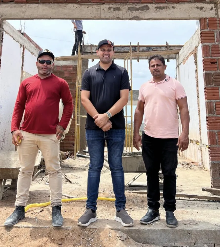 Aldo Andrade visita obras que fortalecem a educação|Foto: Divulgação
