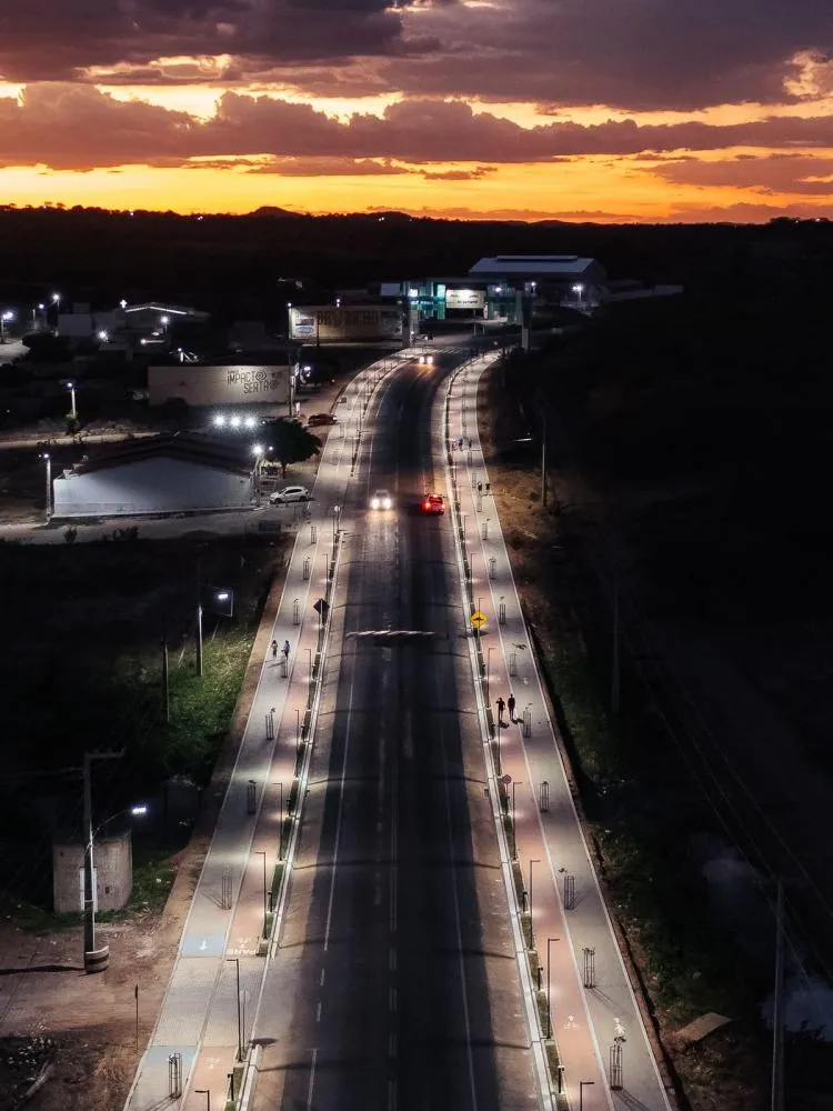 Bal Lins e Chico Mendes inauguram pista de caminhada e ciclovia|Foto: Divulgação