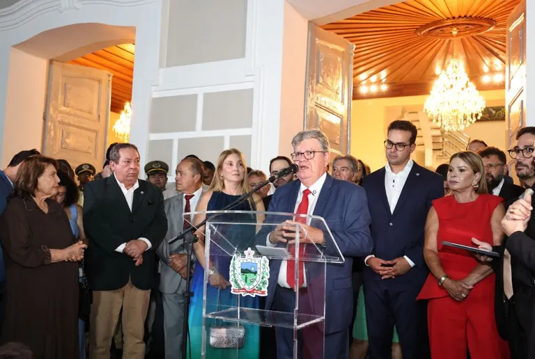 João Azevêdo entrega Palácio dos Despachos|Foto: Francisco França