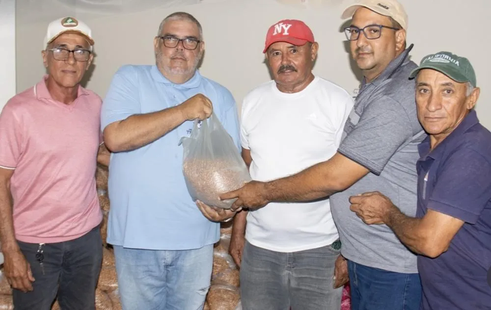 Prefeitura de Triunfo realiza distribuição de sementes|Foto: Divu