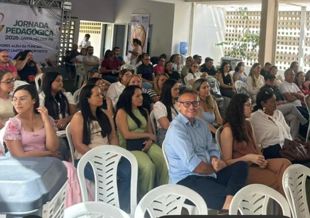 Prefeito de Santa Helena-PB, João Cléber, no evento|Foto: Divulgação
