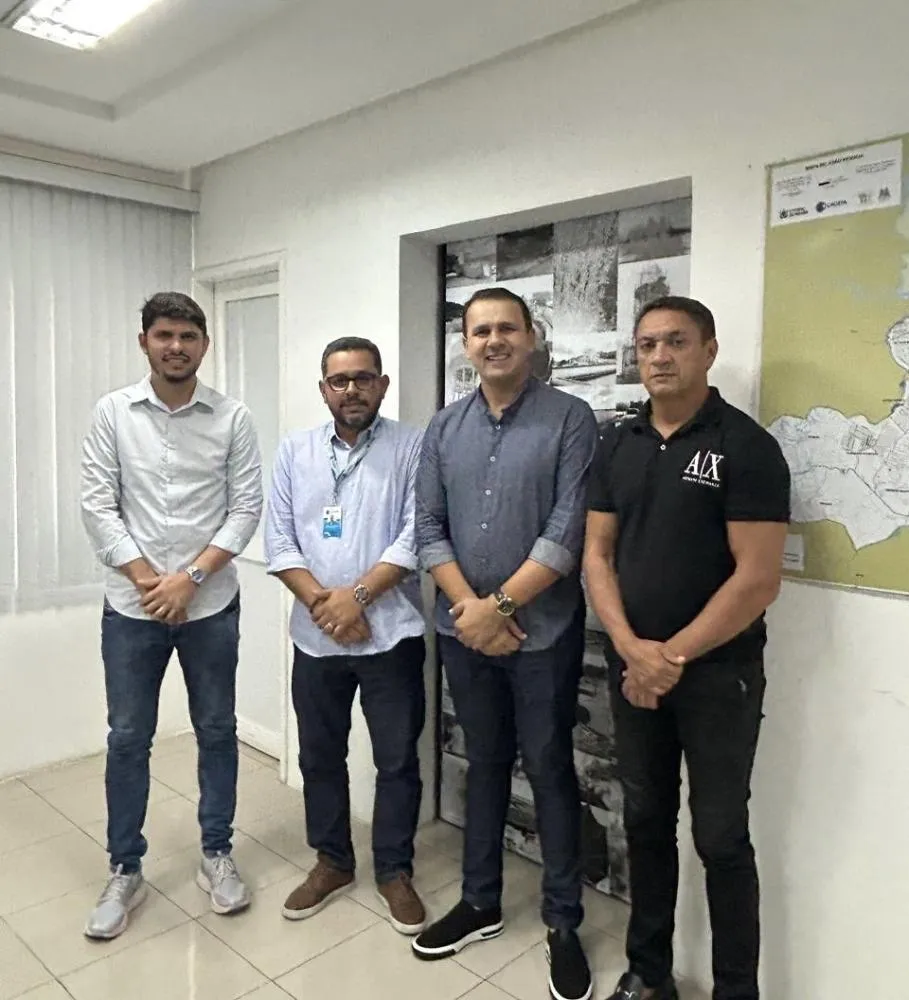 Aldo Andrade visita a sede da CAGEPA em João Pessoa-PB|Foto: Assessoria