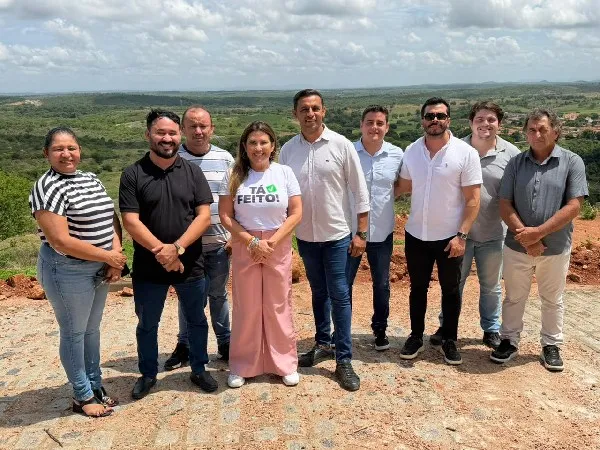 Corrinha Delfino confirma retomada da pavimentação do acesso ao Santuário de Nossa Senhora em Boqueirão|Foto: Assessoria