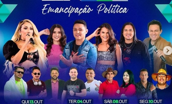 Prefeitura de Poço de José de Moura divulga programação dos 28 anos de emancipação 