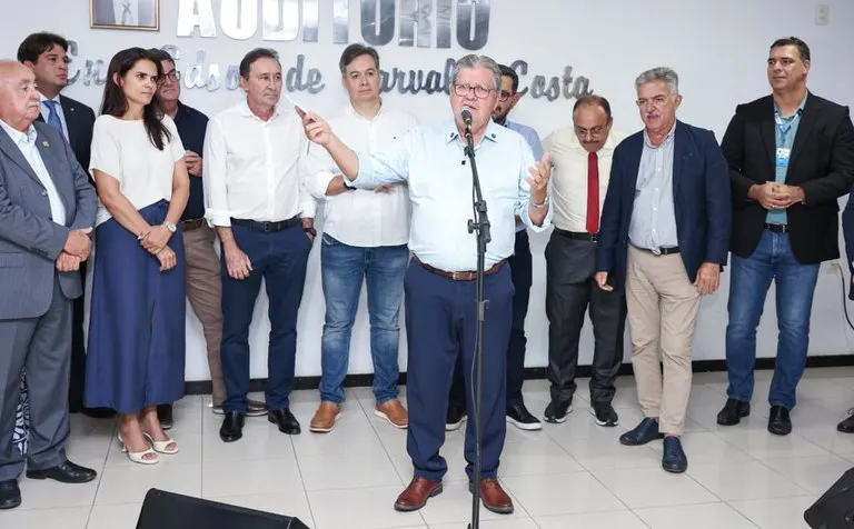 Governador entrega sistema de automação da Cagepa|Foto: Francisco França